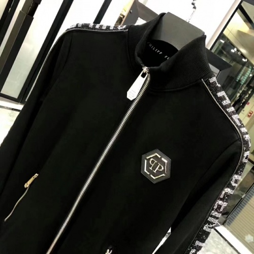 Replica Philipp Plein PP Tracksuits Long Sleeved For Men #992618 $102.00 USD for Wholesale