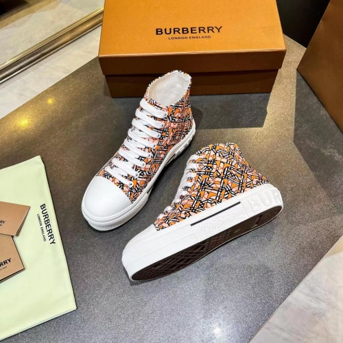 Replica Burberry High Tops Shoes For Men #992659 $88.00 USD for Wholesale