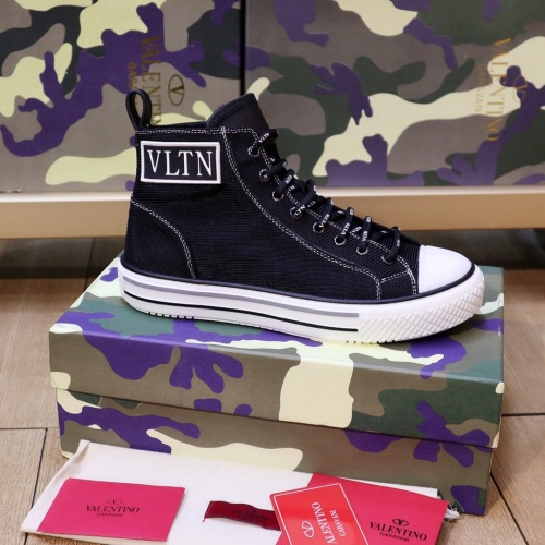Replica Valentino High Tops Shoes For Men #993057 $96.00 USD for Wholesale