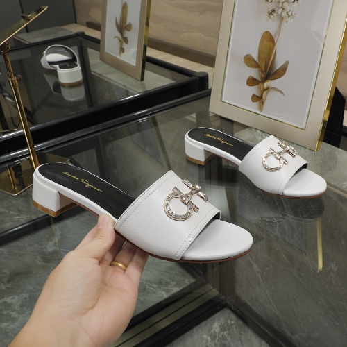 Replica Salvatore Ferragamo Slippers For Women #995653 $82.00 USD for Wholesale