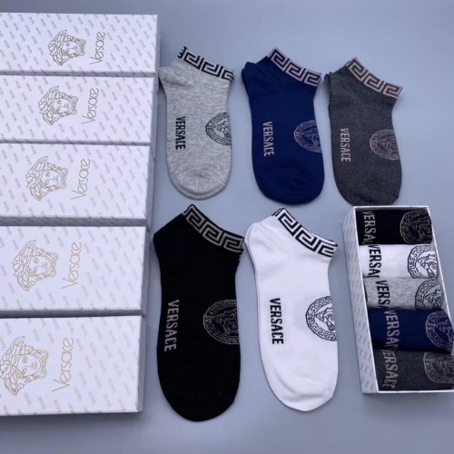Replica Versace Socks #995662 $27.00 USD for Wholesale