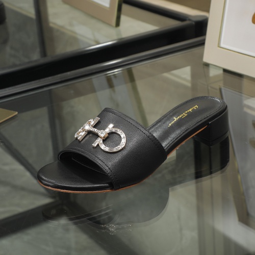 Replica Salvatore Ferragamo Slippers For Women #995664 $82.00 USD for Wholesale