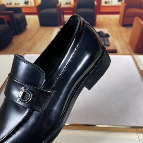 Replica Salvatore Ferragamo Leather Shoes For Men #1000632 $85.00 USD for Wholesale