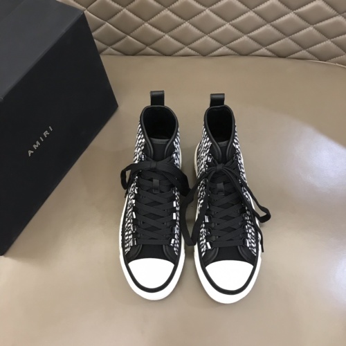 Replica Amiri High Tops Shoes For Men #1000655 $92.00 USD for Wholesale