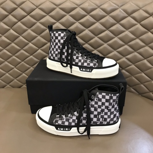 Replica Amiri High Tops Shoes For Men #1000656 $92.00 USD for Wholesale