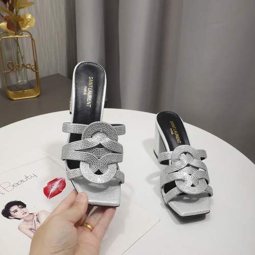Replica Yves Saint Laurent YSL Slippers For Women #1000799 $82.00 USD for Wholesale