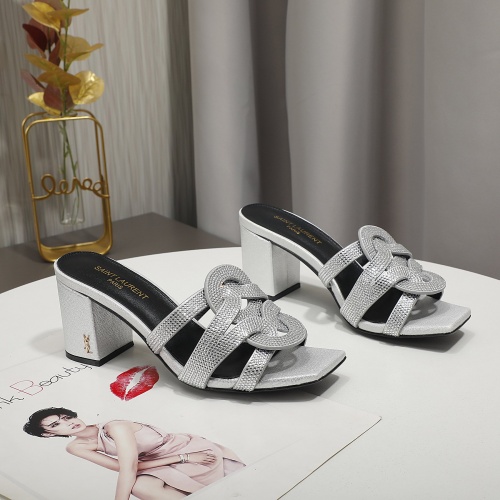 Replica Yves Saint Laurent YSL Slippers For Women #1000799 $82.00 USD for Wholesale