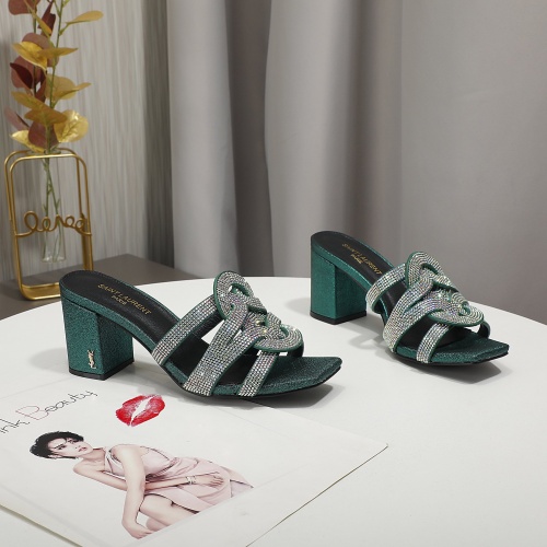 Replica Yves Saint Laurent YSL Slippers For Women #1000804 $82.00 USD for Wholesale