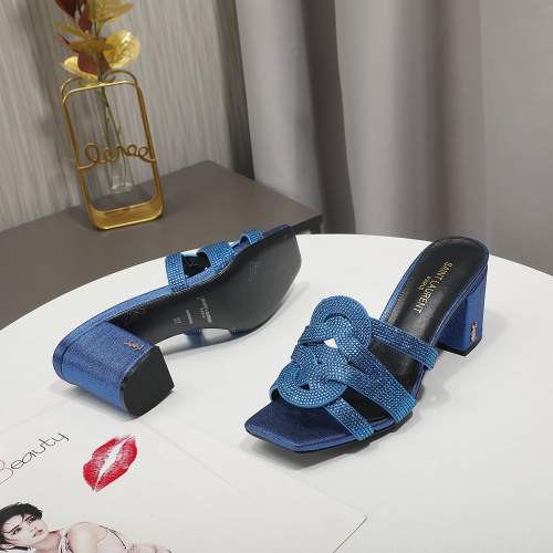 Replica Yves Saint Laurent YSL Slippers For Women #1000805 $82.00 USD for Wholesale