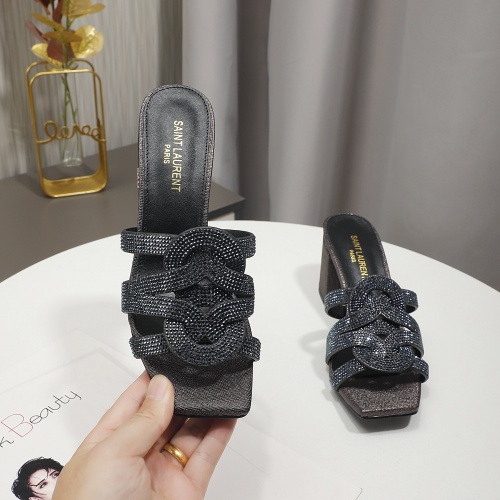 Replica Yves Saint Laurent YSL Slippers For Women #1000806 $82.00 USD for Wholesale