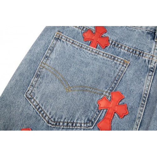 Replica Chrome Hearts Jeans For Unisex #1002940 $36.00 USD for Wholesale