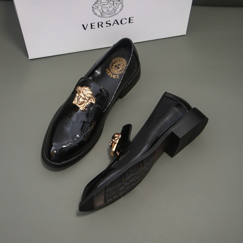 Replica Versace Leather Shoes For Men #1003363, $88.00 USD, [ITEM#1003363], Replica Versace Leather Shoes outlet from China