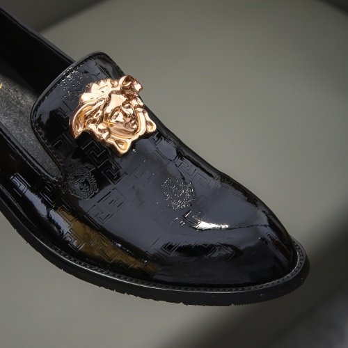 Replica Versace Leather Shoes For Men #1003363 $88.00 USD for Wholesale