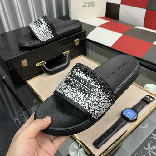 Replica Alexander McQueen Slippers For Men #995867 $64.00 USD for Wholesale