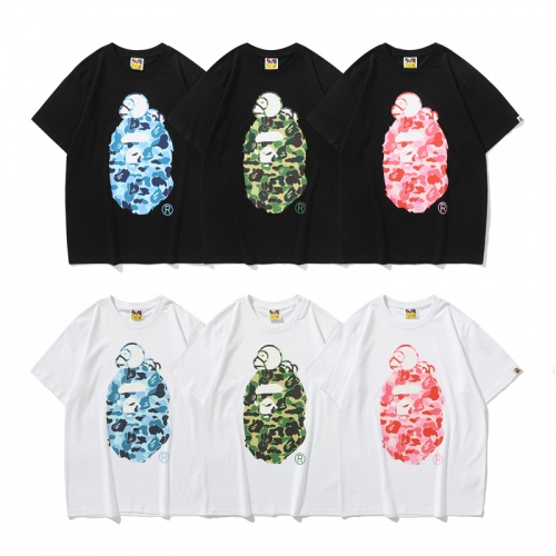 Replica Bape T-Shirts Short Sleeved For Men #995975 $27.00 USD for Wholesale