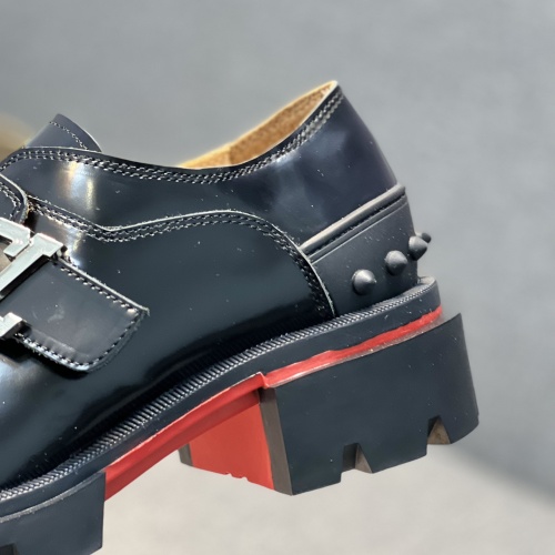 Replica Christian Louboutin Leather Shoes For Men #996728 $115.00 USD for Wholesale