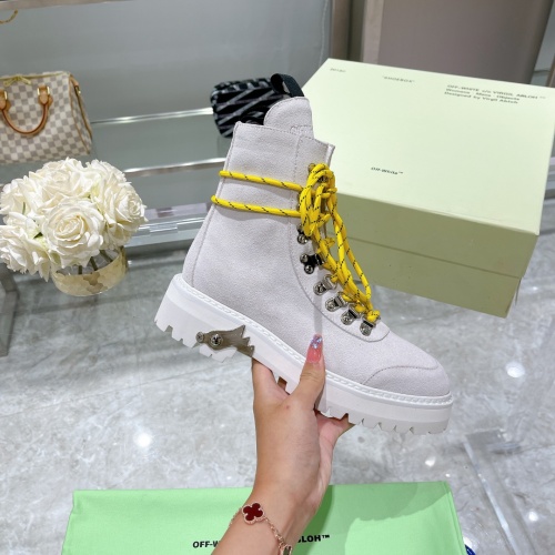 Replica Off-White Boots For Women #998029 $132.00 USD for Wholesale