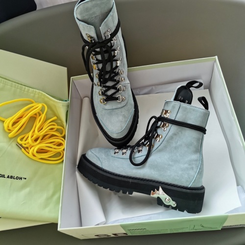 Replica Off-White Boots For Women #998032 $132.00 USD for Wholesale
