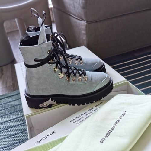 Replica Off-White Boots For Women #998032 $132.00 USD for Wholesale