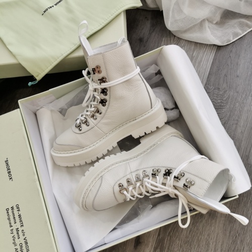 Replica Off-White Boots For Women #998033 $132.00 USD for Wholesale