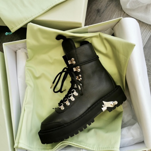 Replica Off-White Boots For Women #998034 $132.00 USD for Wholesale