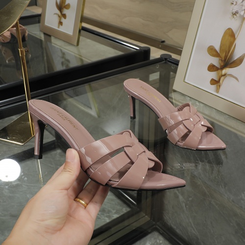 Replica Yves Saint Laurent YSL Slippers For Women #998218 $82.00 USD for Wholesale