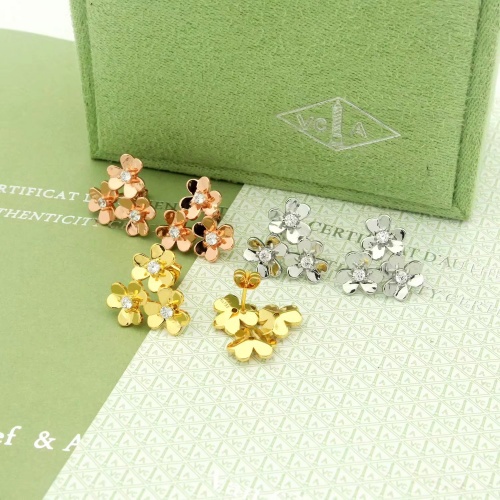 Replica Van Cleef & Arpels Earrings For Women #998287 $32.00 USD for Wholesale