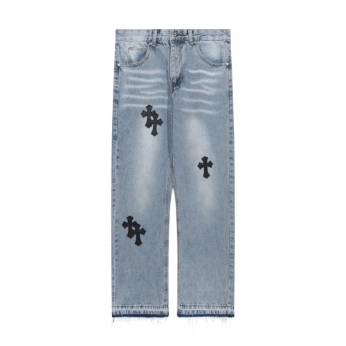 Replica Chrome Hearts Jeans For Men #998658, $48.00 USD, [ITEM#998658], Replica Chrome Hearts Jeans outlet from China