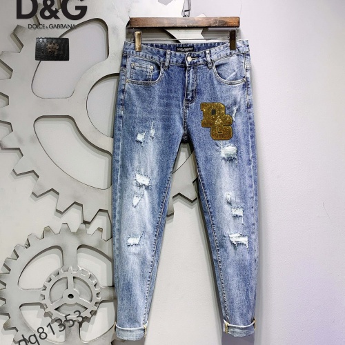 Replica Dolce &amp; Gabbana D&amp;G Jeans For Men #999878, $48.00 USD, [ITEM#999878], Replica Dolce &amp; Gabbana D&amp;G Jeans outlet from China