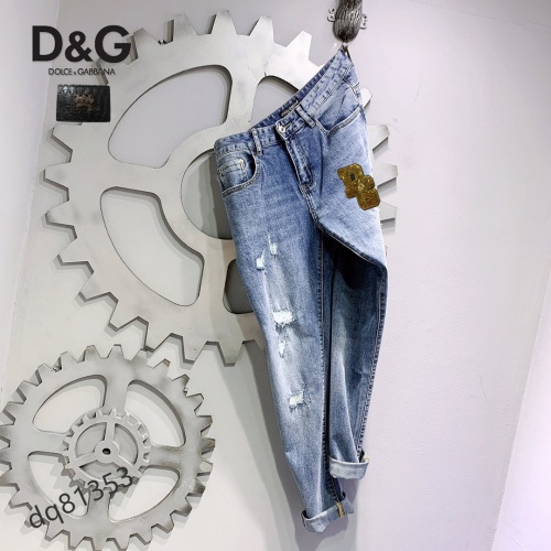 Replica Dolce & Gabbana D&G Jeans For Men #999878 $48.00 USD for Wholesale
