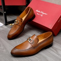 Salvatore Ferragamo Leather Shoes For Men #1004855