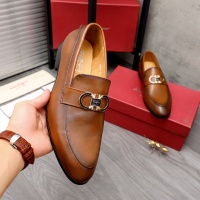 $72.00 USD Salvatore Ferragamo Leather Shoes For Men #1004855