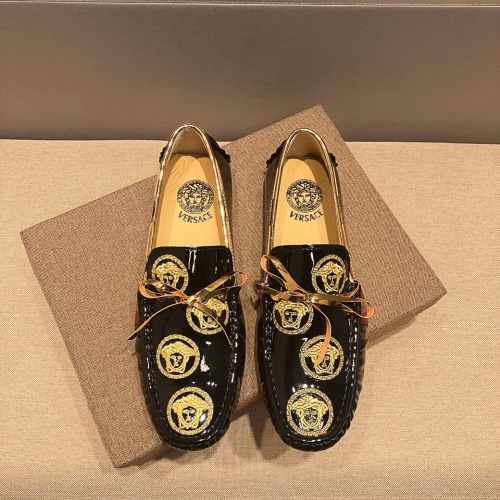 Replica Versace Leather Shoes For Men #1006517, $82.00 USD, [ITEM#1006517], Replica Versace Leather Shoes outlet from China