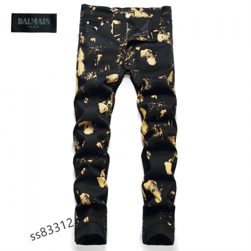 Replica Balmain Jeans For Men #1006969, $48.00 USD, [ITEM#1006969], Replica Balmain Jeans outlet from China
