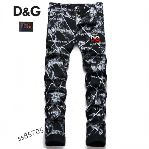 Replica Dolce &amp; Gabbana D&amp;G Jeans For Men #1006990, $48.00 USD, [ITEM#1006990], Replica Dolce &amp; Gabbana D&amp;G Jeans outlet from China