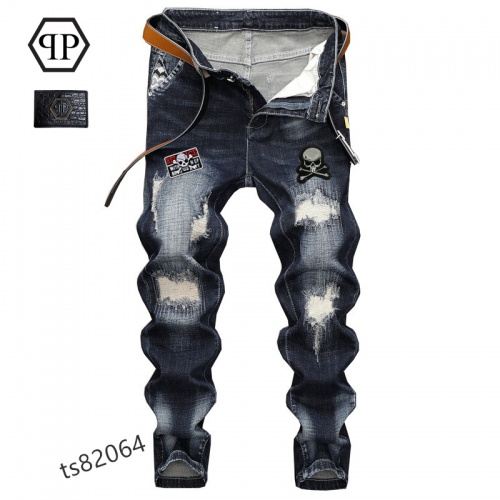 Replica Philipp Plein PP Jeans For Men #1006992, $48.00 USD, [ITEM#1006992], Replica Philipp Plein PP Jeans outlet from China