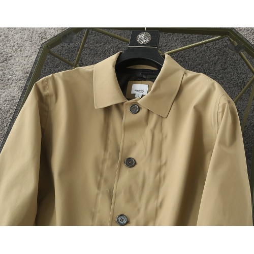 Replica Burberry Trench Coat Long Sleeved For Men #1007500 $88.00 USD for Wholesale