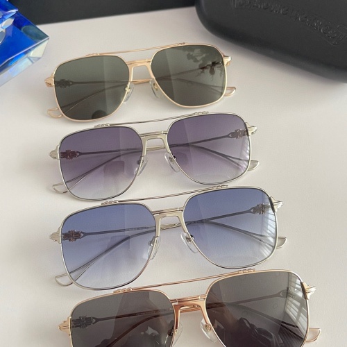 Replica Chrome Hearts AAA Quality Sunglasses #1008420 $56.00 USD for Wholesale