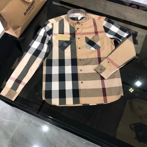 Replica Burberry Shirts Long Sleeved For Men #1009110, $64.00 USD, [ITEM#1009110], Replica Burberry Shirts outlet from China