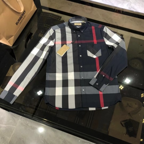 Replica Burberry Shirts Long Sleeved For Men #1009114, $64.00 USD, [ITEM#1009114], Replica Burberry Shirts outlet from China