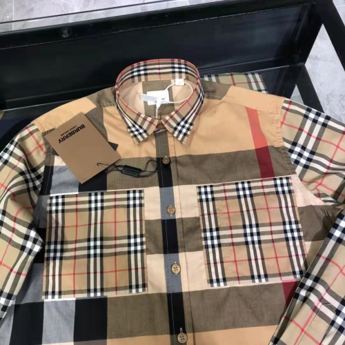Replica Burberry Shirts Long Sleeved For Men #1009134 $72.00 USD for Wholesale