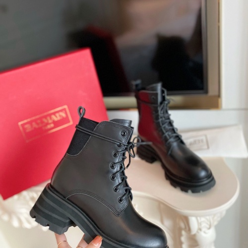 Replica Balmain Boots For Women #1011498, $105.00 USD, [ITEM#1011498], Replica Balmain Boots outlet from China
