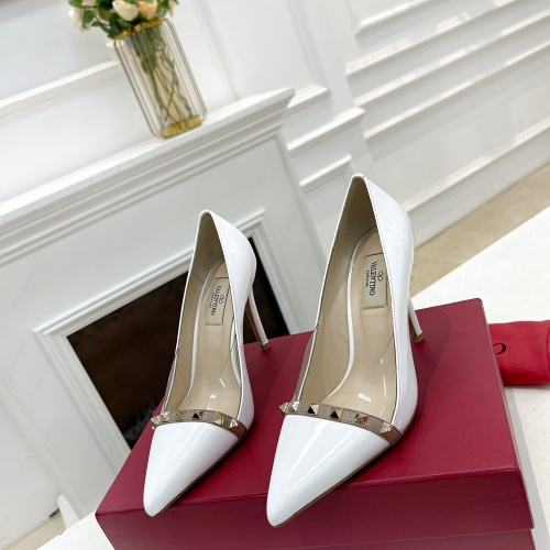 Replica Valentino High-Heeled Shoes For Women #1011987 $98.00 USD for Wholesale