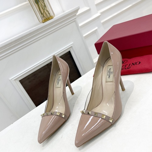 Replica Valentino High-Heeled Shoes For Women #1011988, $98.00 USD, [ITEM#1011988], Replica Valentino High-Heeled Shoes outlet from China