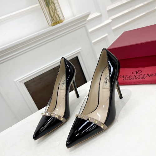 Replica Valentino High-Heeled Shoes For Women #1011989, $98.00 USD, [ITEM#1011989], Replica Valentino High-Heeled Shoes outlet from China