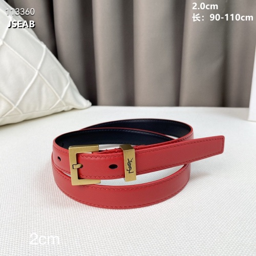 Replica Yves Saint Laurent AAA Quality Belts For Women #1013295 $48.00 USD for Wholesale