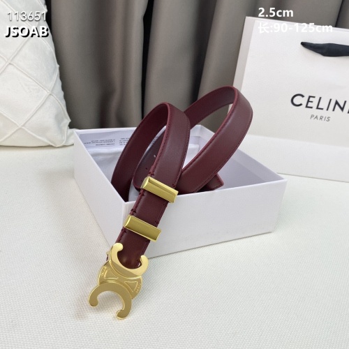 Replica Celine AAA Quality Belts For Women #1013631 $48.00 USD for Wholesale
