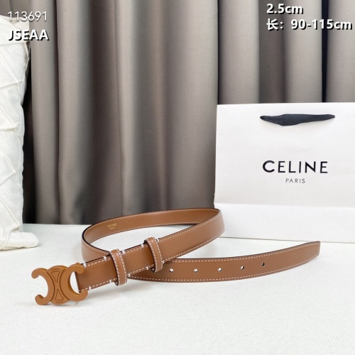 Replica Celine AAA Quality Belts For Women #1013635 $45.00 USD for Wholesale