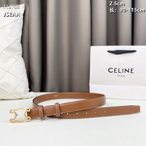 Replica Celine AAA Quality Belts For Women #1013646 $45.00 USD for Wholesale