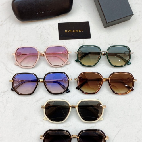 Replica Bvlgari AAA Quality Sunglasses #1014796 $60.00 USD for Wholesale